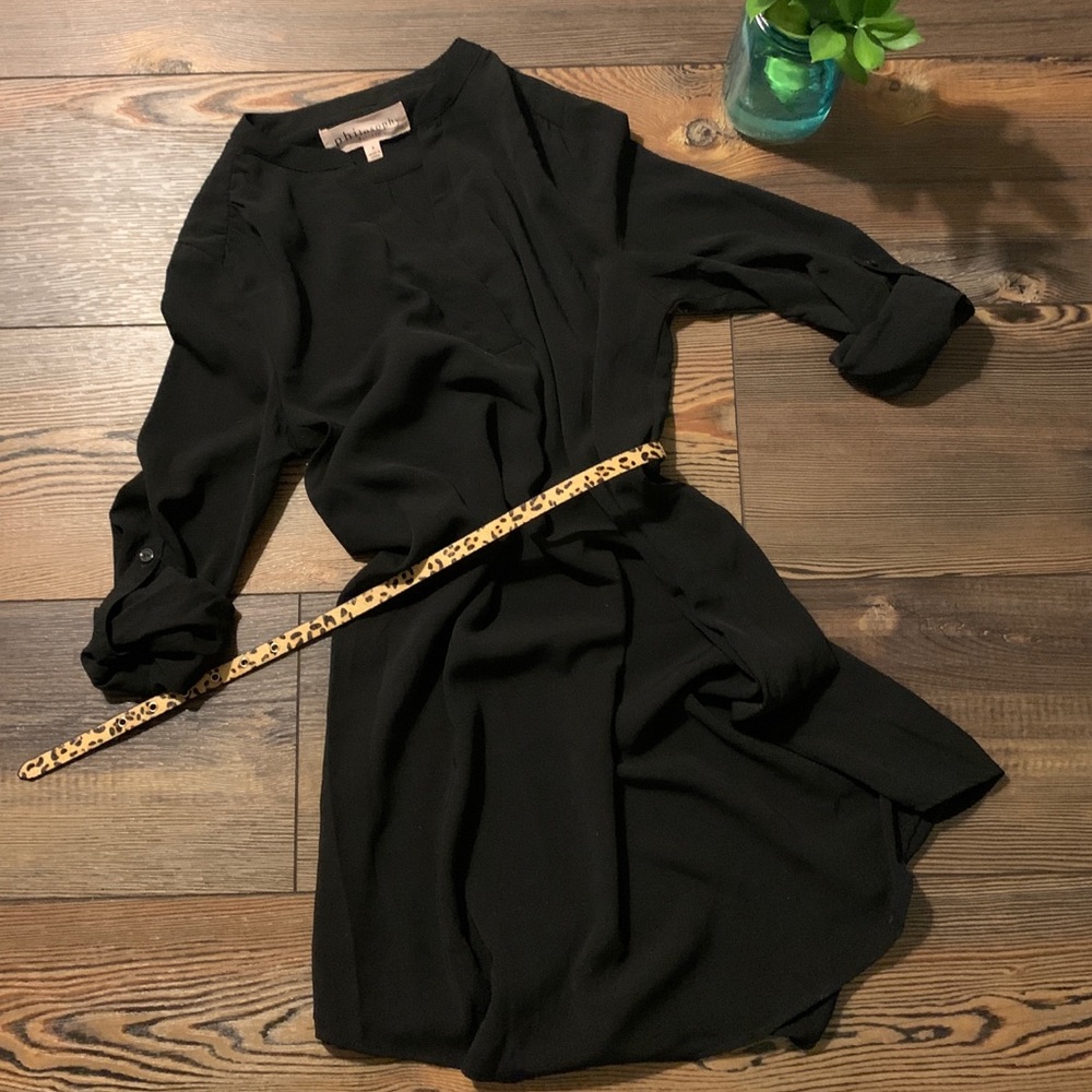 Like New Philosophy Black Tunic Dress - Small